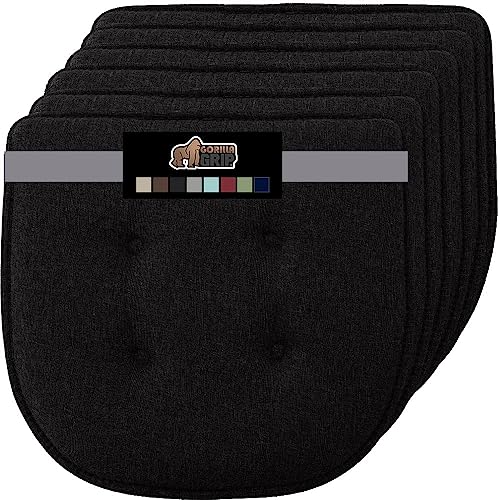 Beige Set of 2 Memory Foam Chair Cushions 16x16 R94716