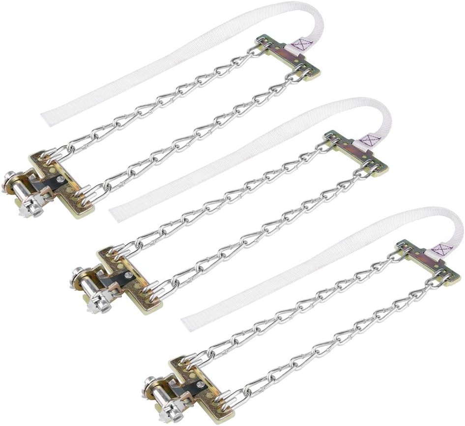 3pcs Steel Tire Chain for Car Truck SUV E54477