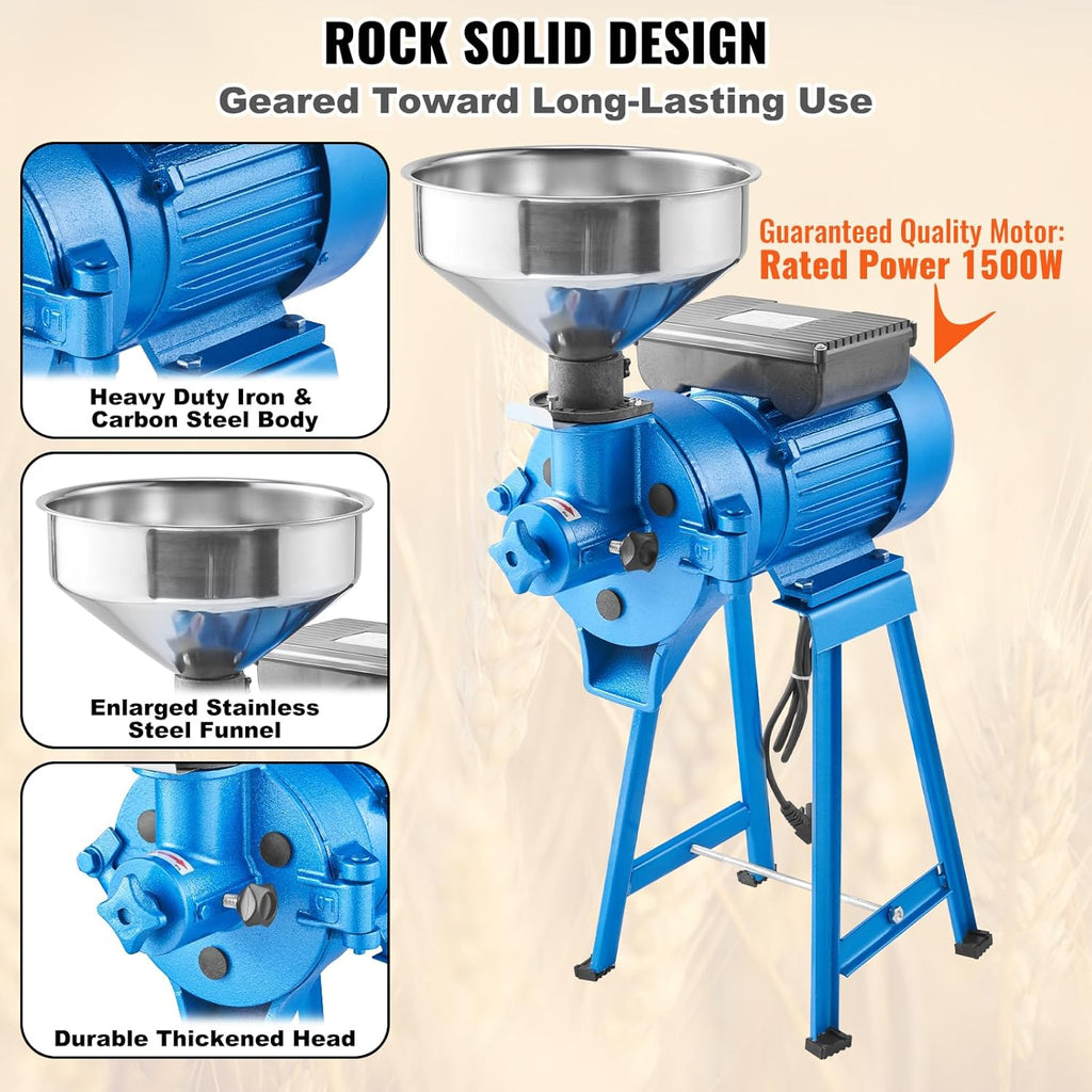 1500W Electric Grain Mill Grinder W94103
