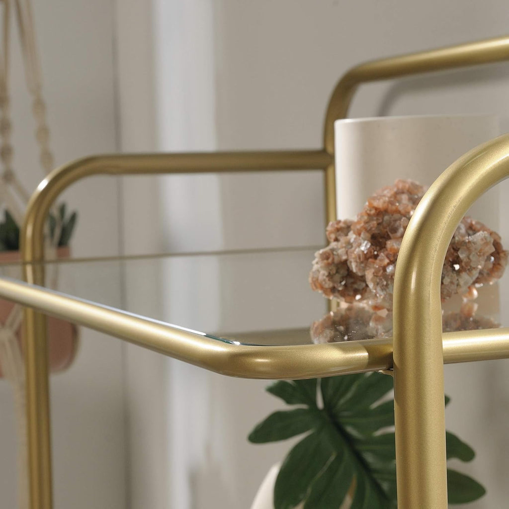 Bookcase, Satin Gold Finish R79641