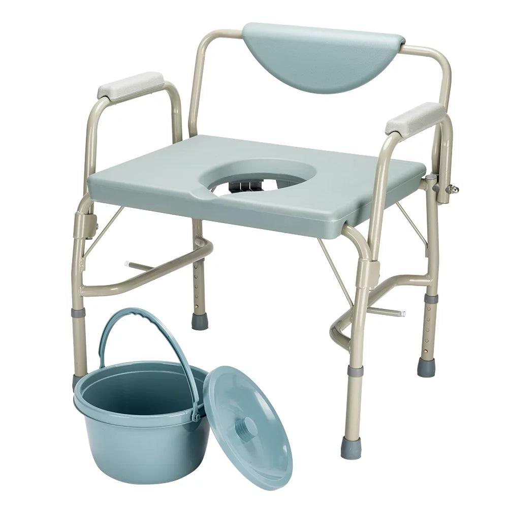 Bariatric Drop-Arm Commode C6460