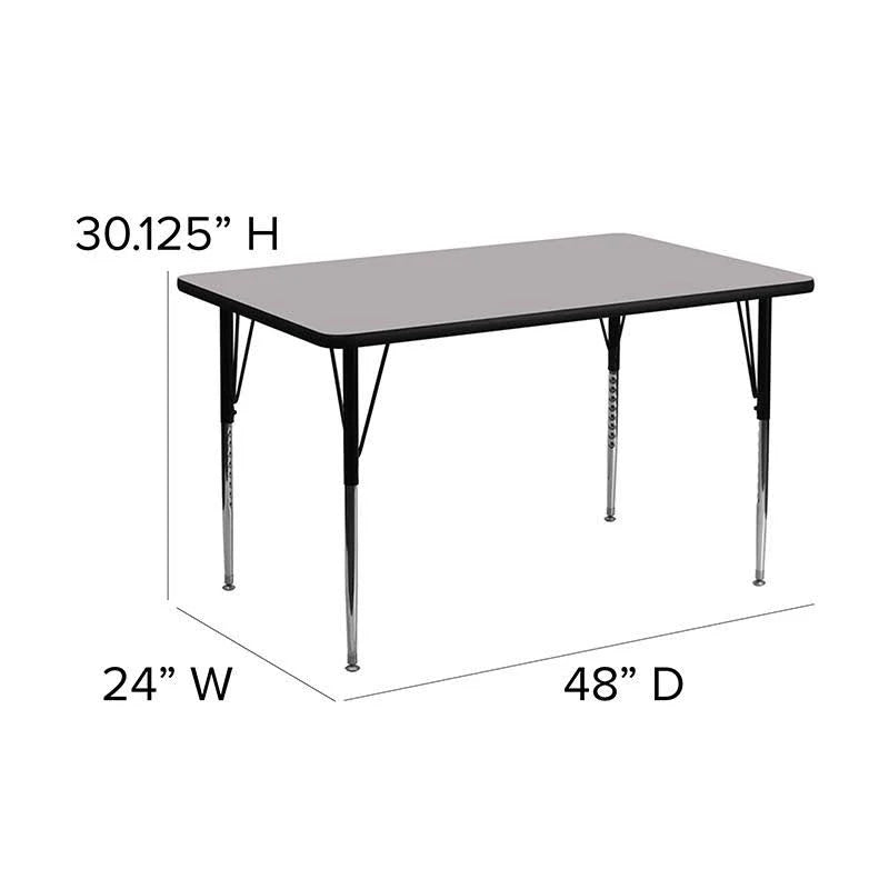 Red Thermal Laminate Activity Table W367340