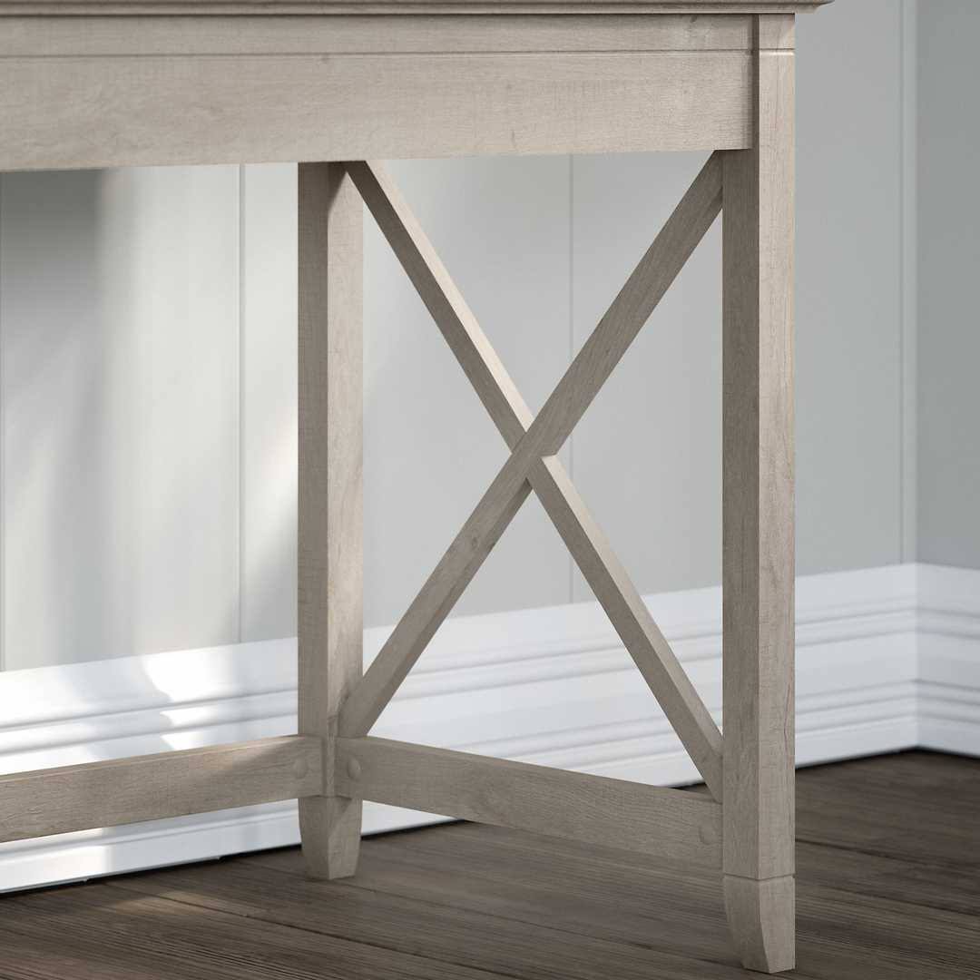60W L Shaped Desk, Cape Cod Gray Q44738