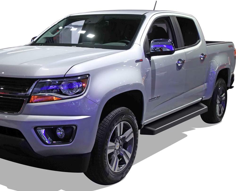 6in Black Running Boards R60757