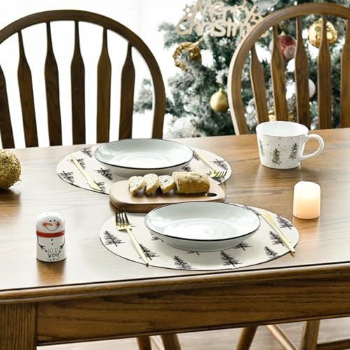 Green Christmas Placemats Set of 4 X59234