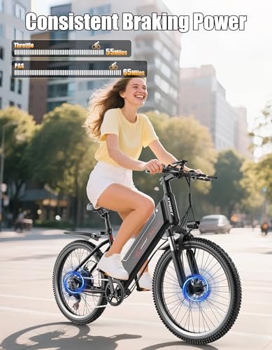 1500W 480Wh 26" 7-Speed Electric Mountain Bike S948086