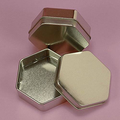 16 x 1 Hexagonal Steel Tin Can Pkg U536