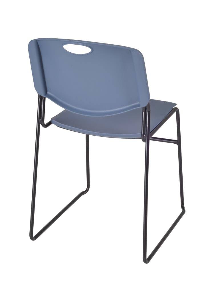 Square Breakroom Table with 4 Stack Chairs I133475