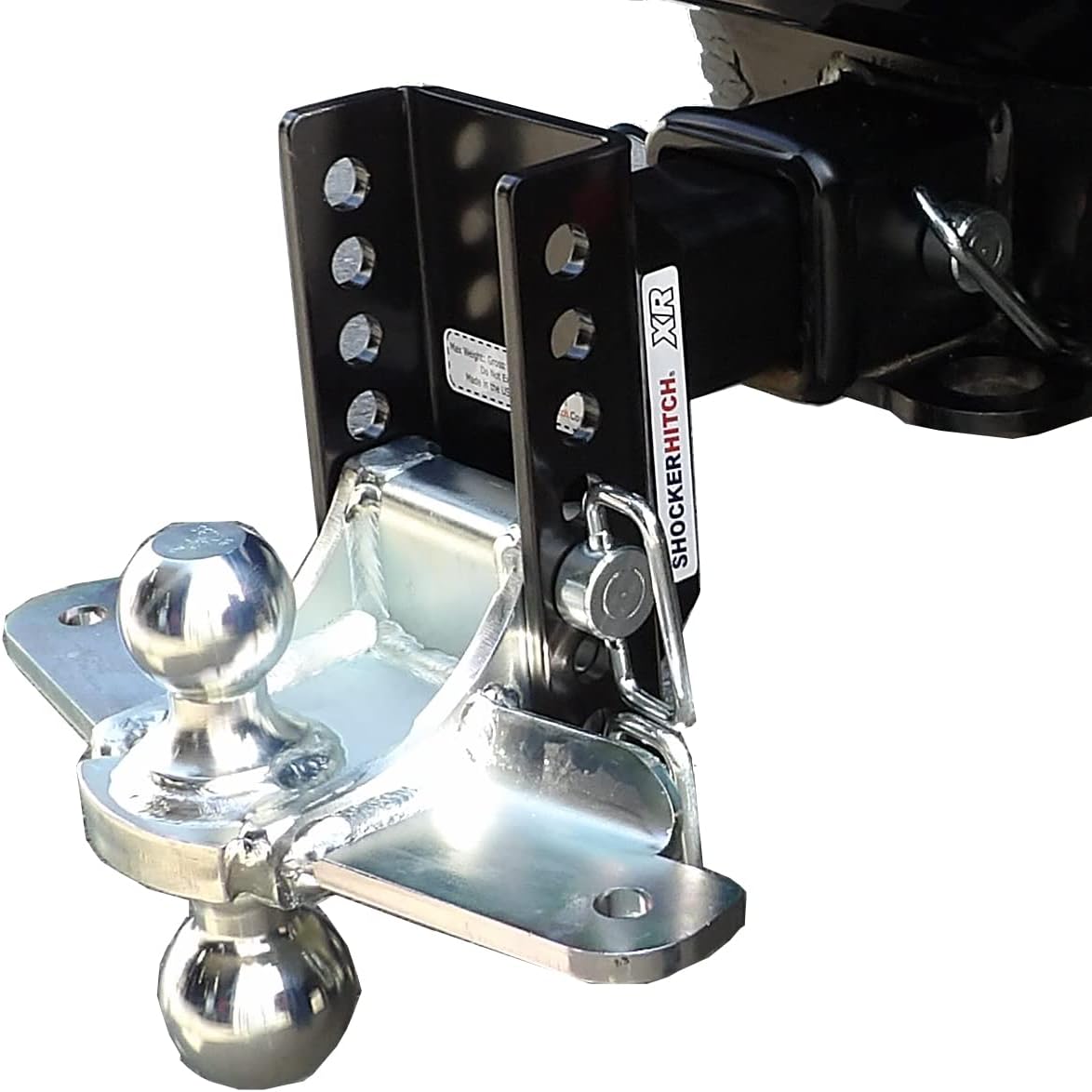 Combo Ball Mount with Sway Control Tabs, 12,000 lbs, Fits 2-1/2" Hitch S896458