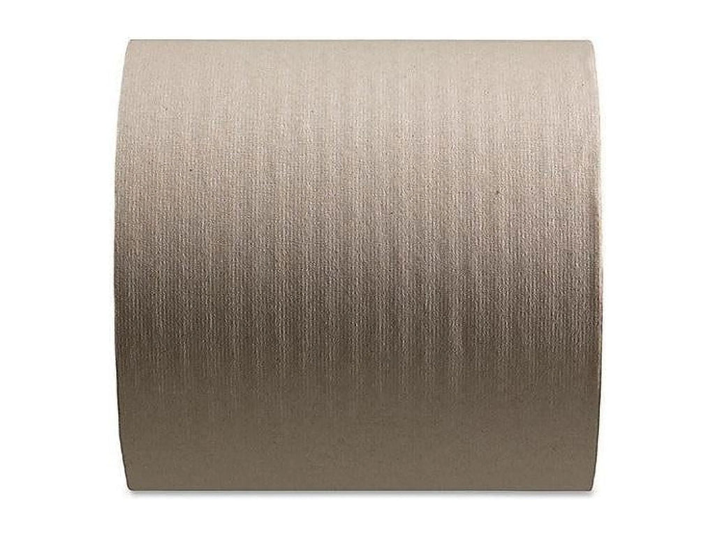 Brown Nonperforated Hardwound Roll Paper Towel 6 Rolls N690506