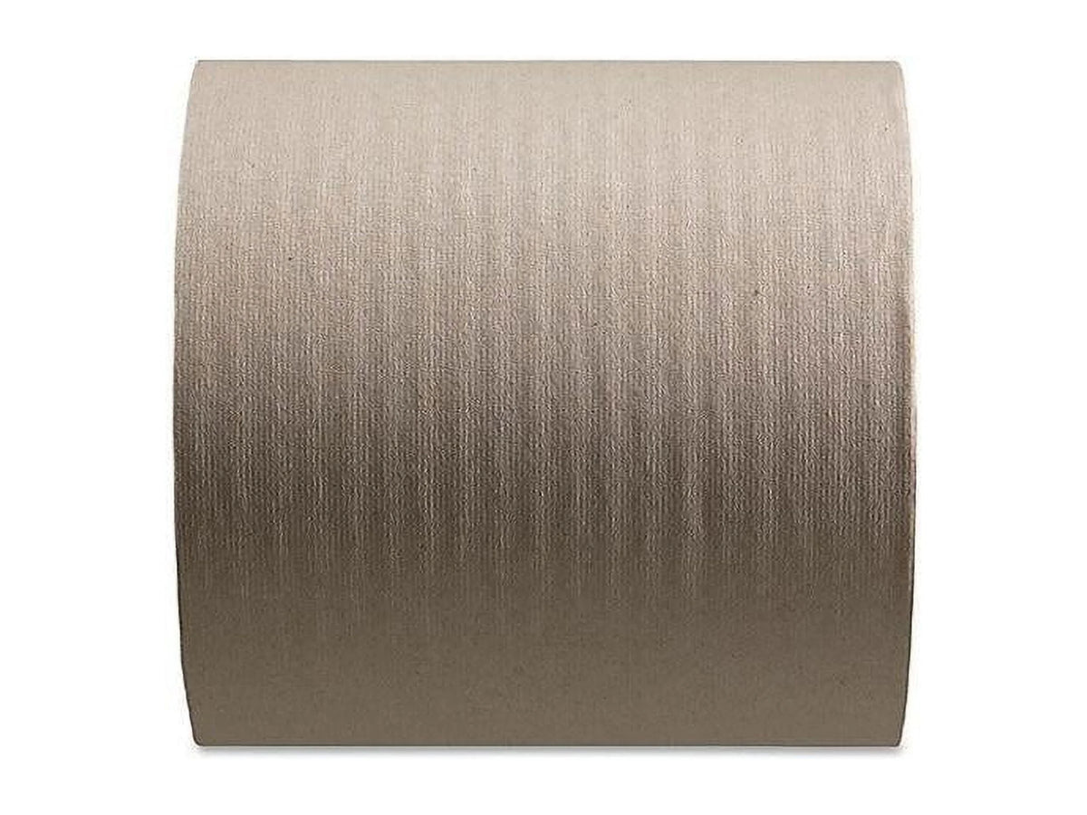 Brown Nonperforated Hardwound Roll Paper Towel 6 Rolls N690506