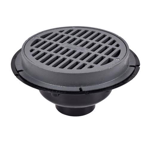 3x22 or 4x22 ABS Sediment Drain with Cast Iron Grate I6162