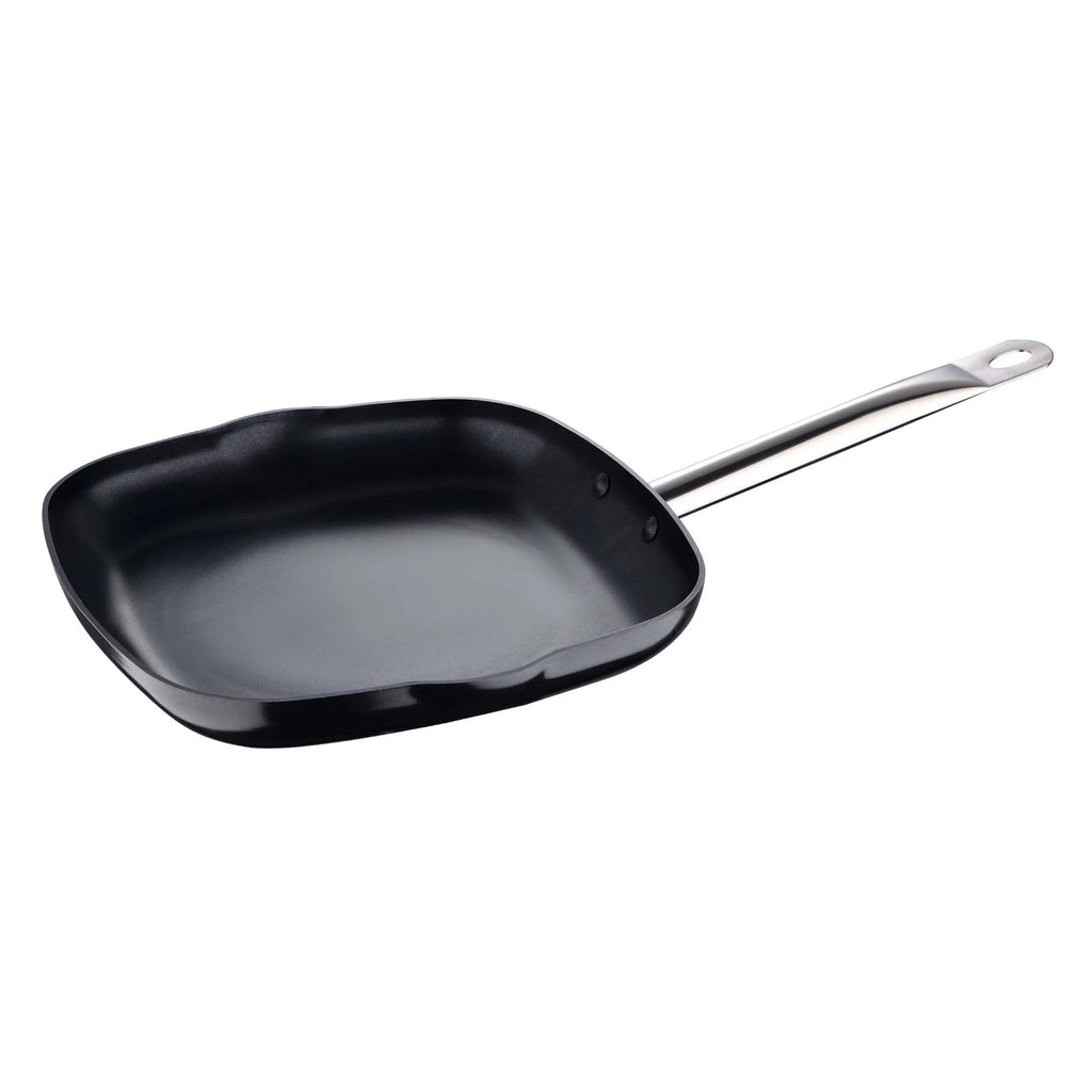11" Black Cast Aluminum Non Stick Griddle Pan T53954