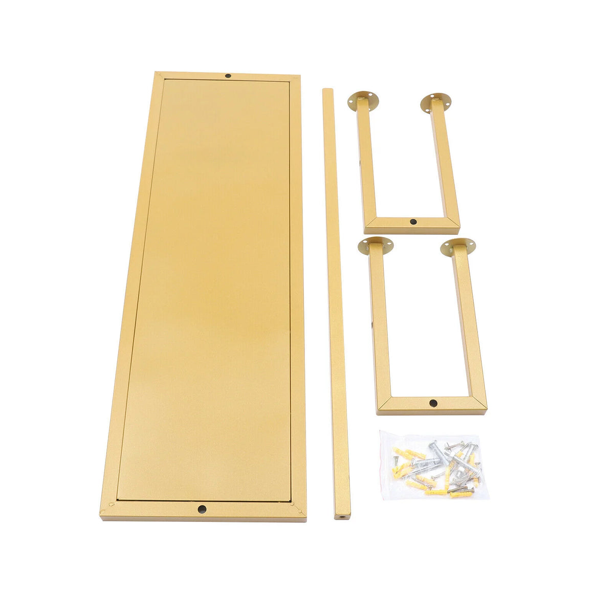 Gold Vintage Wall Mounted Clothes Rod Rack G25159