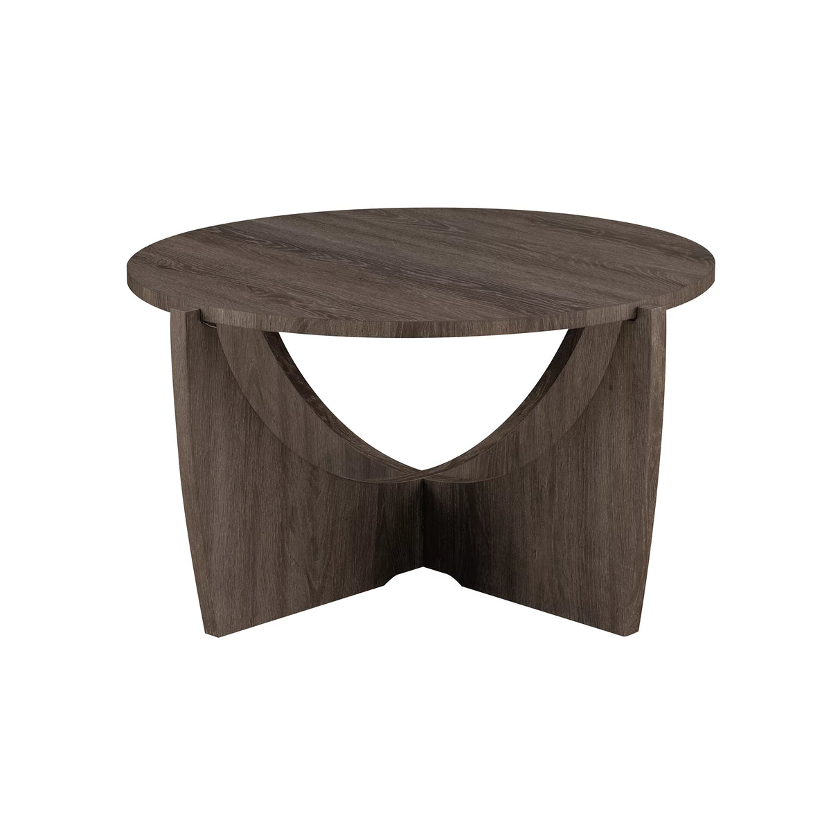 28" Modern Glam Arch-Base Coffee Table O61127