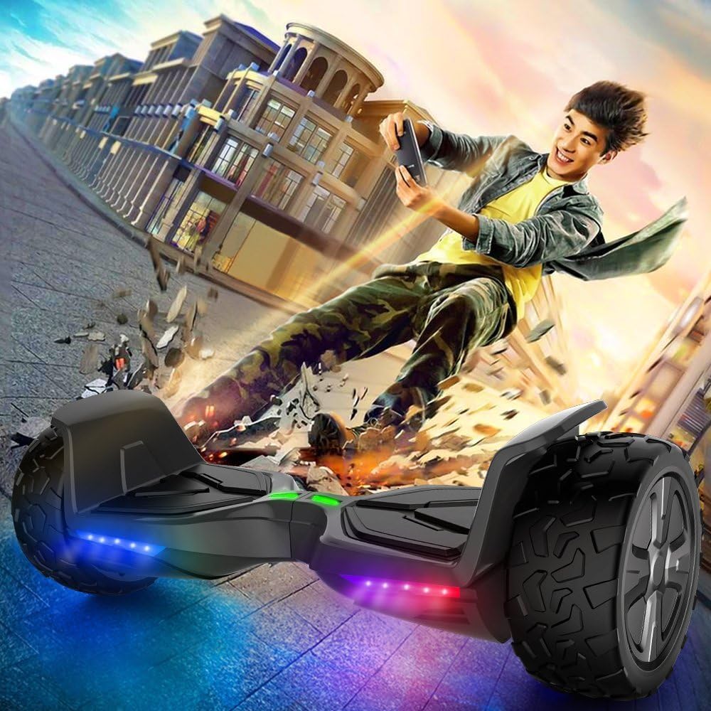 8.5'' All Terrain Off-Road Hoverboard with Bluetooth Speaker, LED Lights L916977