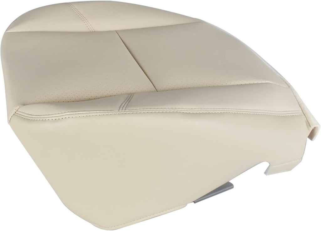 Leather Seat Cover Driver Side Bottom Tan Replacement Pack of 2 D223