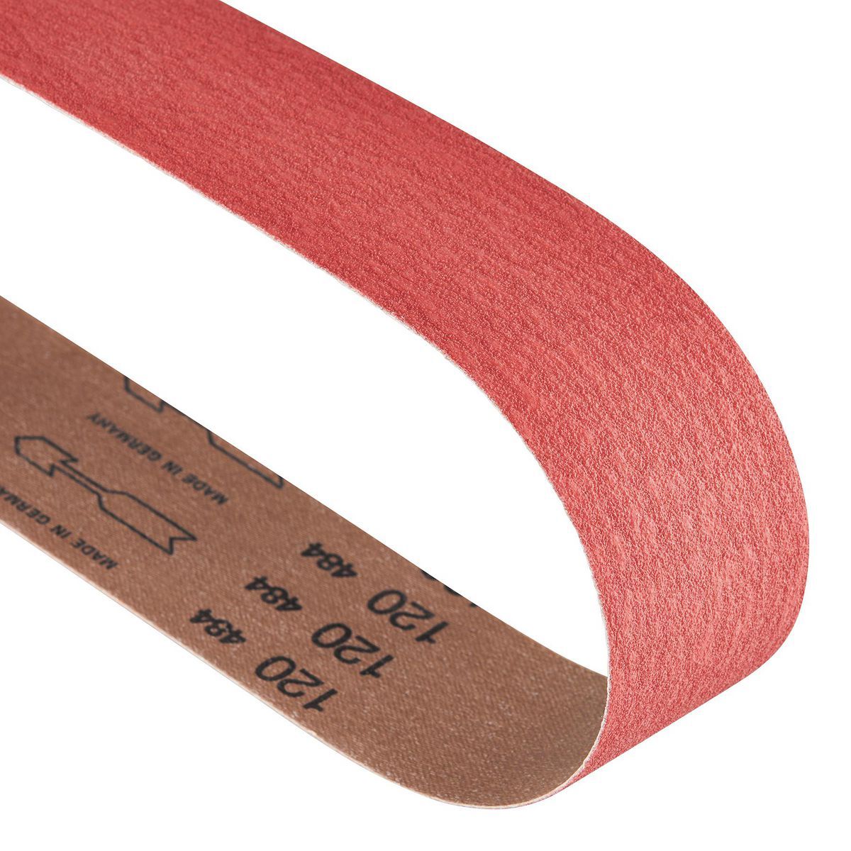 2 in. x 48 in. 80-Grit Ceramic Alumina Sanding Belts 2-Pack N12437