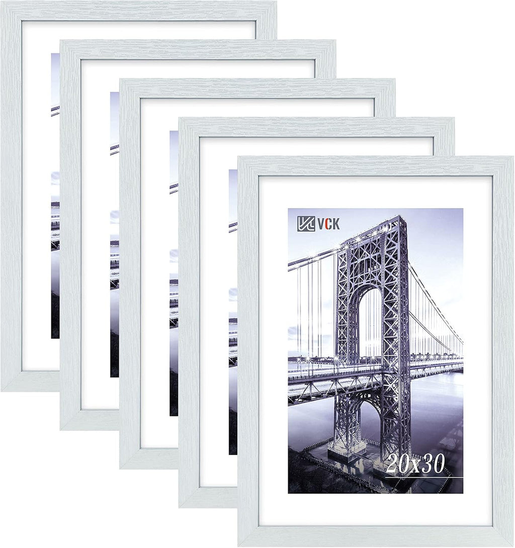 18x24 Poster Frame in Black with Polished Plexiglass Set of 5 S16483