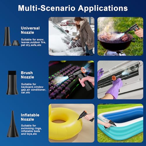 Cordless Electric Air Duster with Brushless Motor O55112