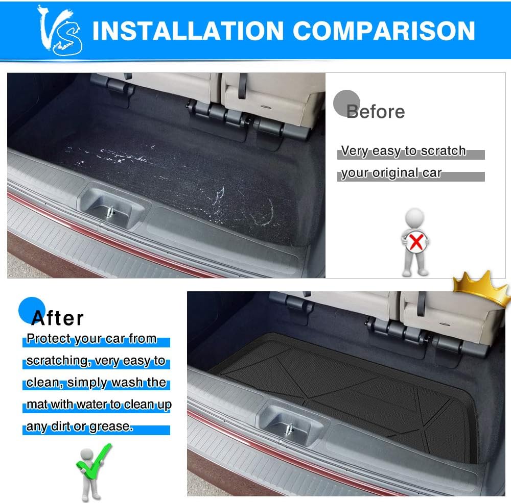 Odorless High Side 3D Trunk Floor Mat A861326