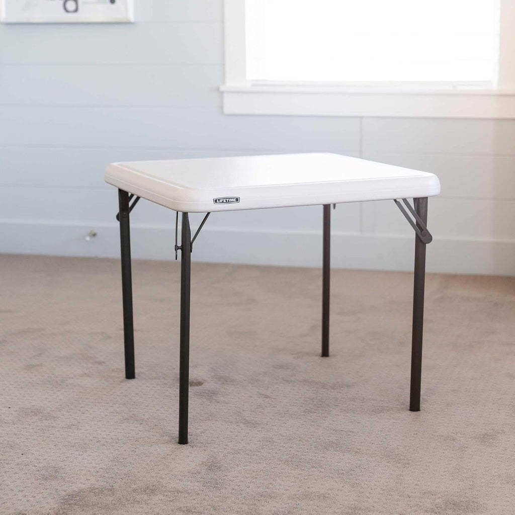 Kids Stacking Chair and Kids Folding Table, Almond P544269