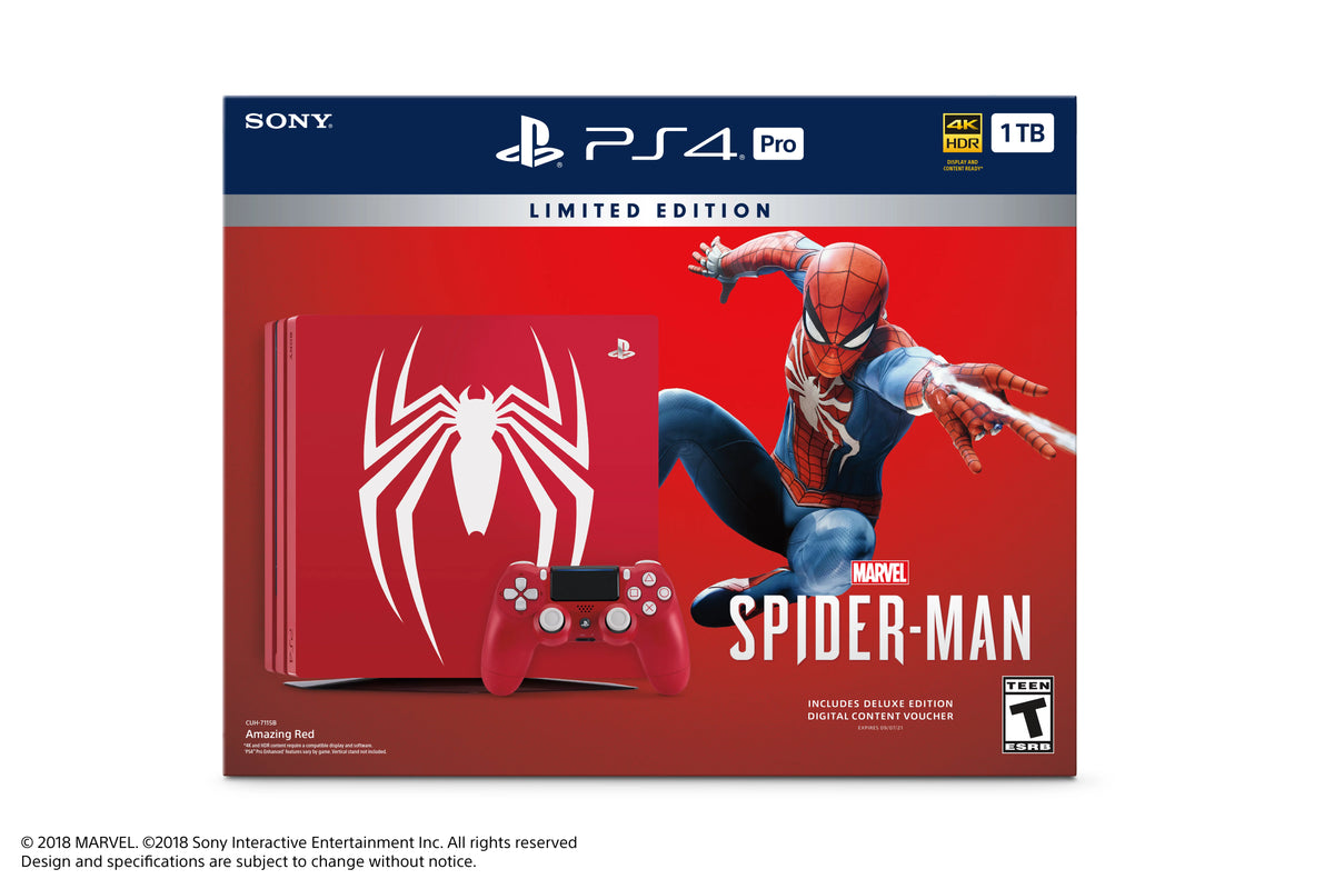 Red 1TB PS4 Pro Bundle N813340