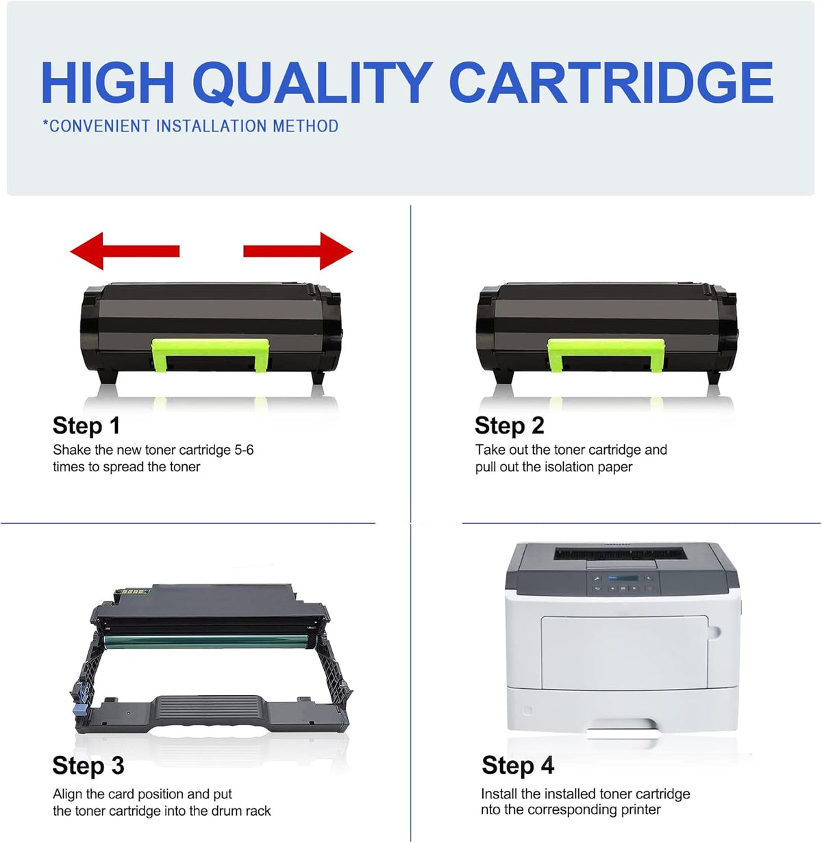 Compatible Remanufactured Black Toner Cartridge X177