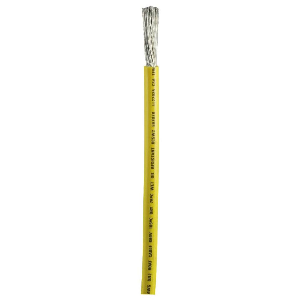 Yellow 2 AWG Battery Cable 100' D466432