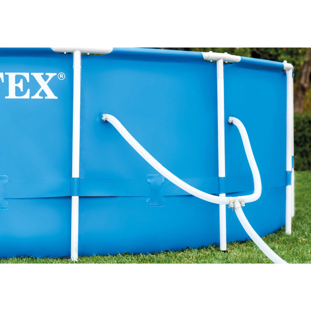 12' x 30'' Metal Frame Above Ground Swimming Pool with Filter Pump Q5921