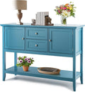 Grey Wooden Buffet Sideboard with Storage Shelf, 2 Drawers & 2 Cabinets Q428946