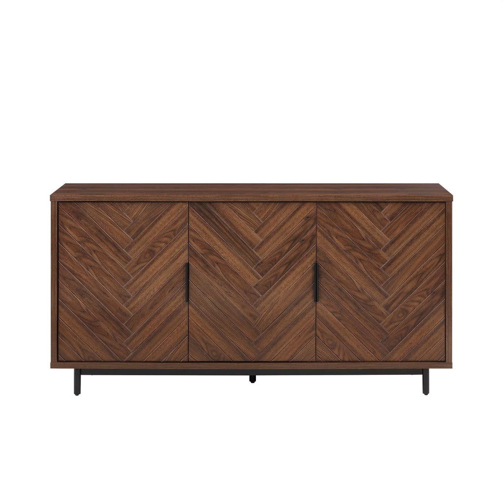 Walnut Finish TV Stand L3807