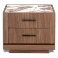 2-Drawer Engineered Wood Nightstand in Walnut H86769