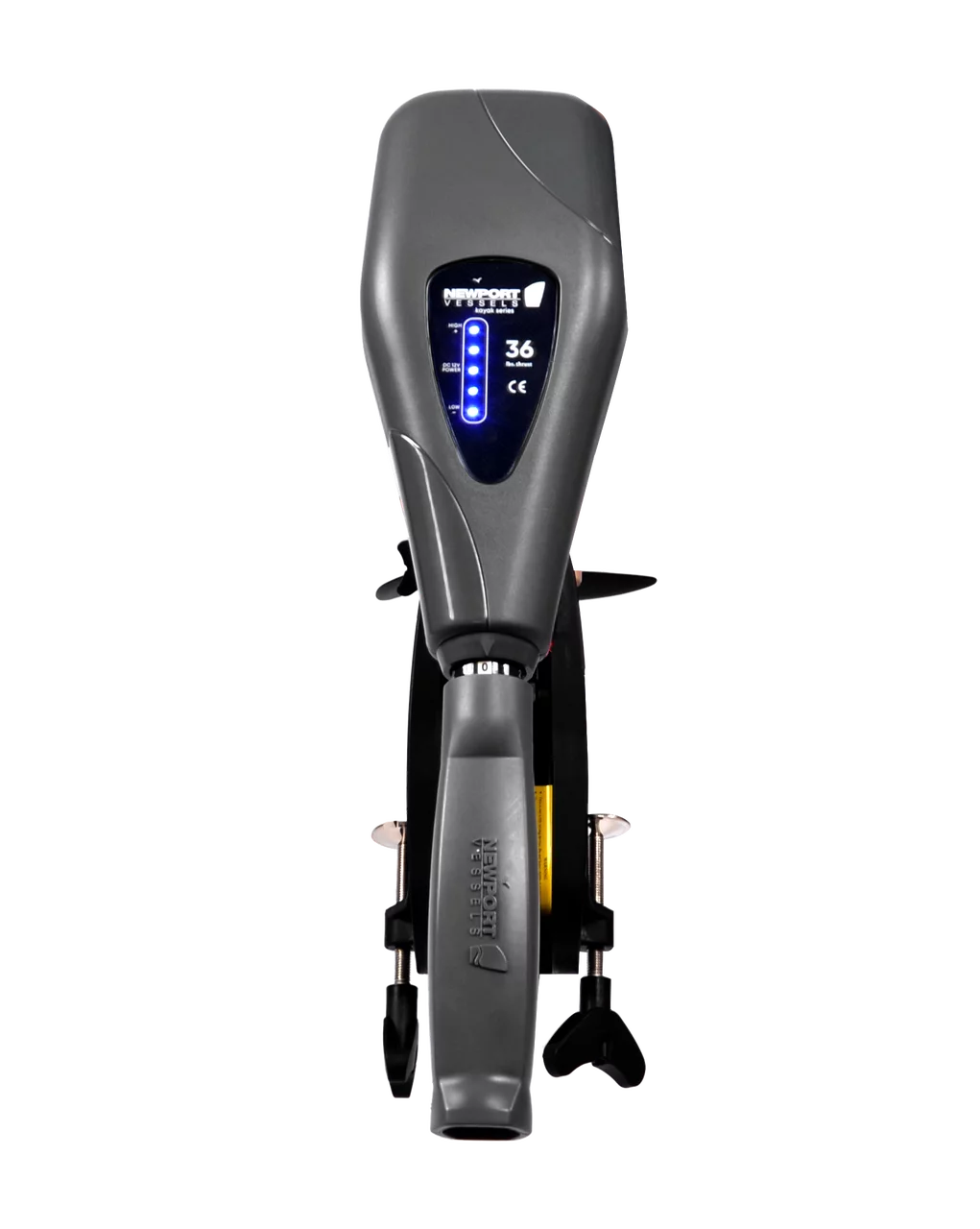 36 Lb. Thrust Saltwater Transom Mounted Electric Kayak Trolling Motor with 24 In. Shaft M43408