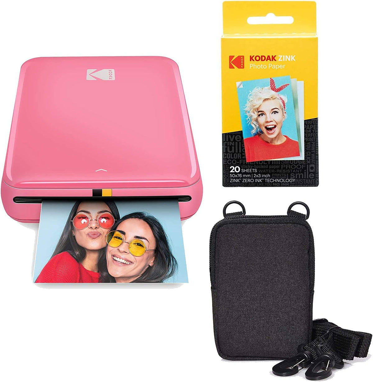 Pink Instant Photo Printer with Bluetooth/NFC R3792