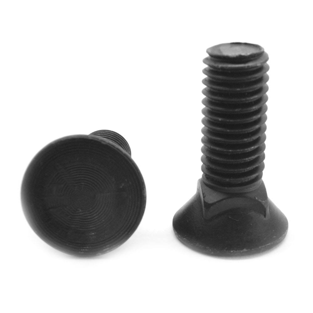 3/4x22-10 x 3x22 Coarse Thread Grade 5 Plow Bolt Flat Head Medium Carbon Steel Black Oxide N46646