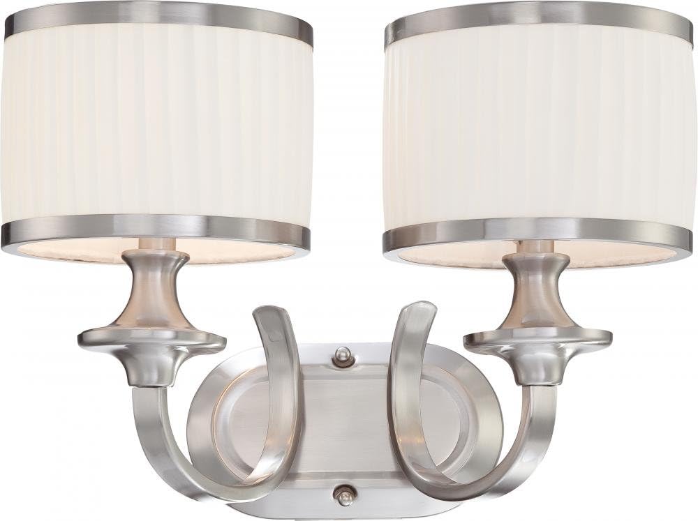 Brushed Nickel Two Light Vanity U835538