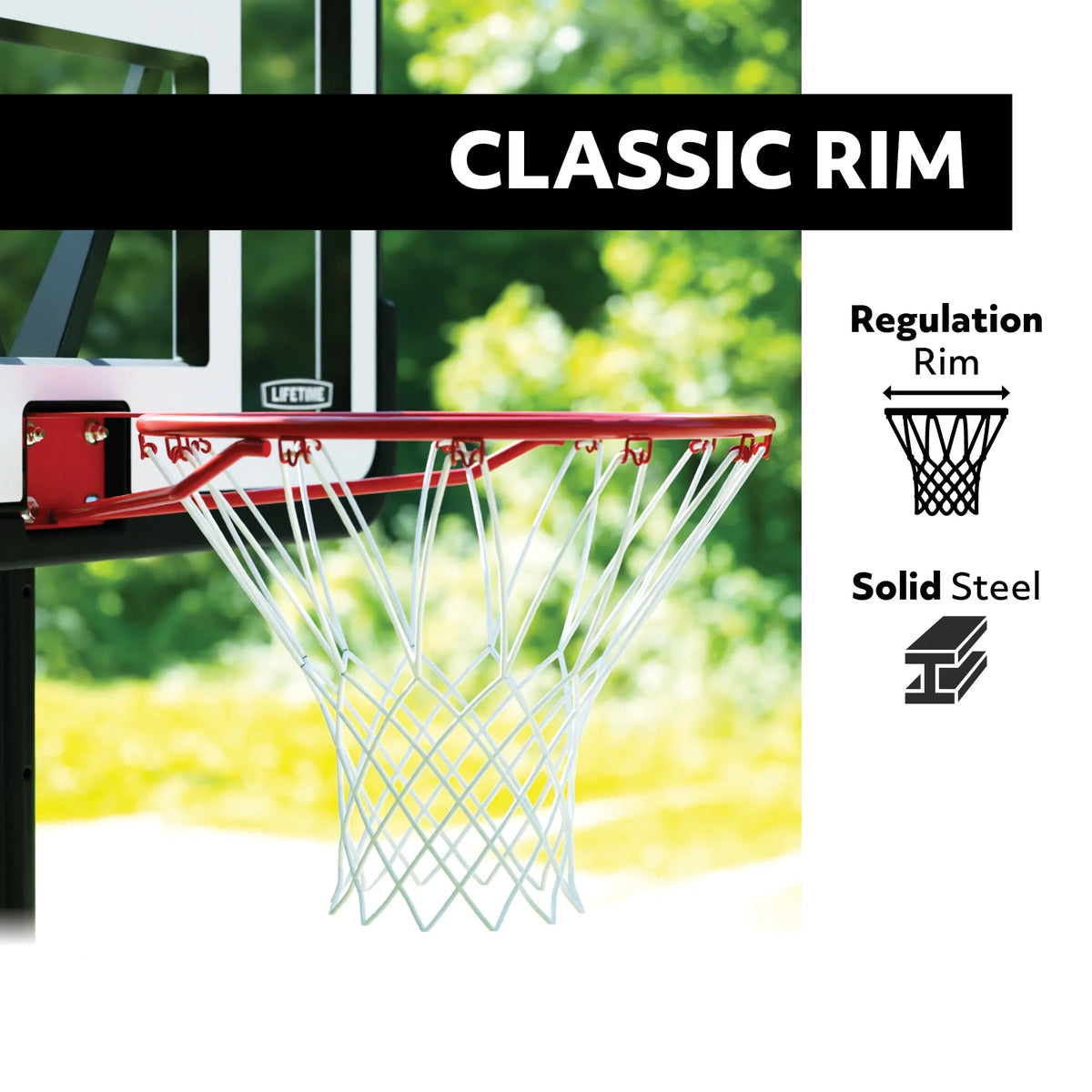 Adjustable Portable Basketball Hoop 44 inch U155155