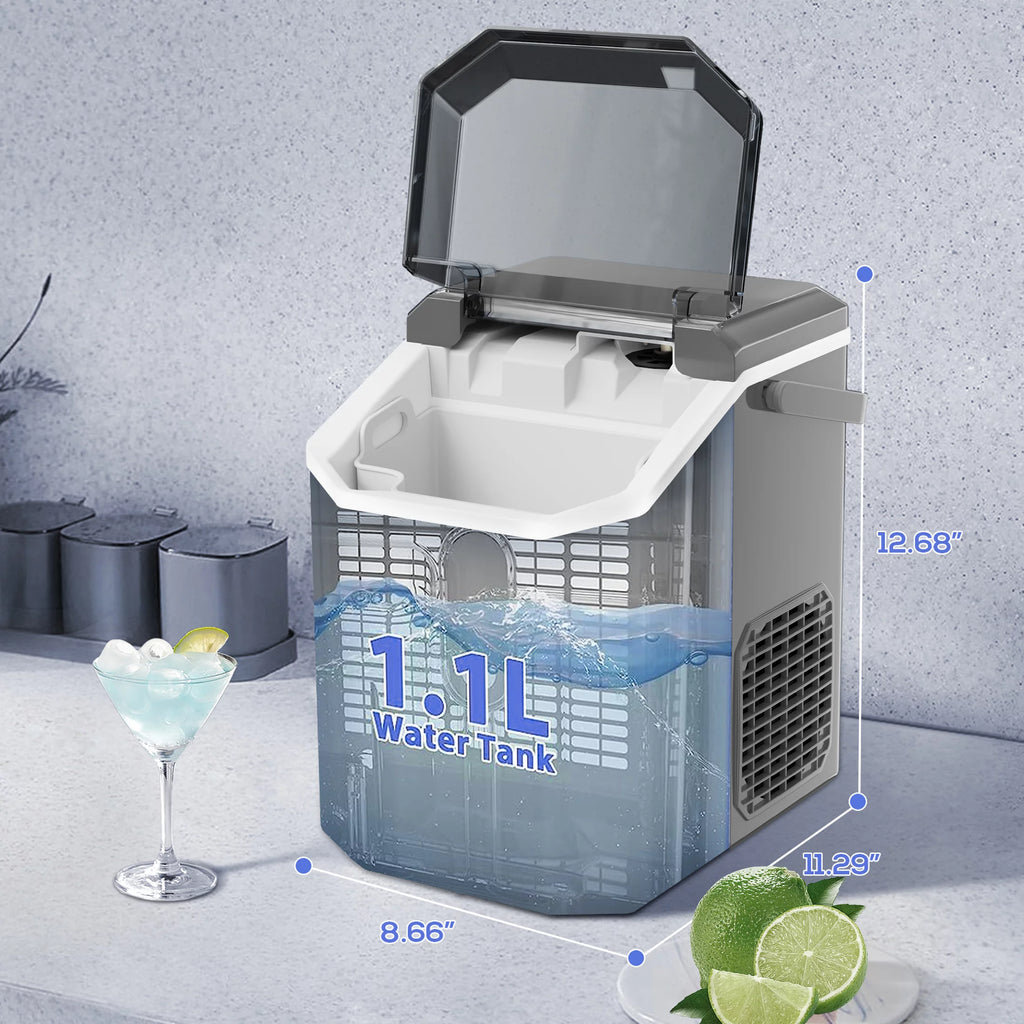 Portable Countertop Nugget Ice Maker 34lbs/24H X965728