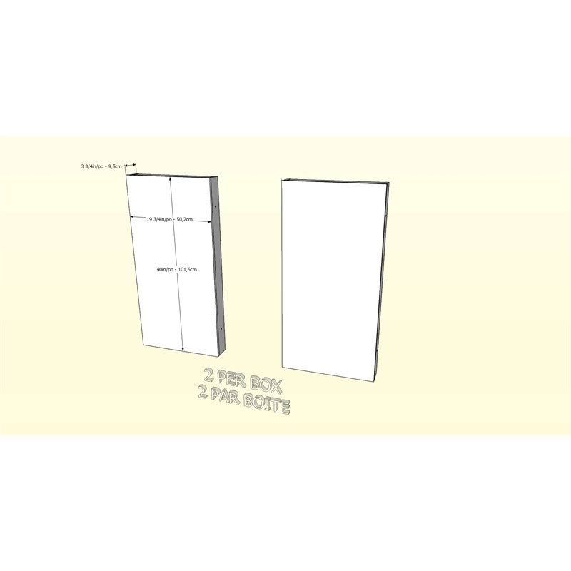 4 Piece Queen Size Bedroom Set Walnut White G3347