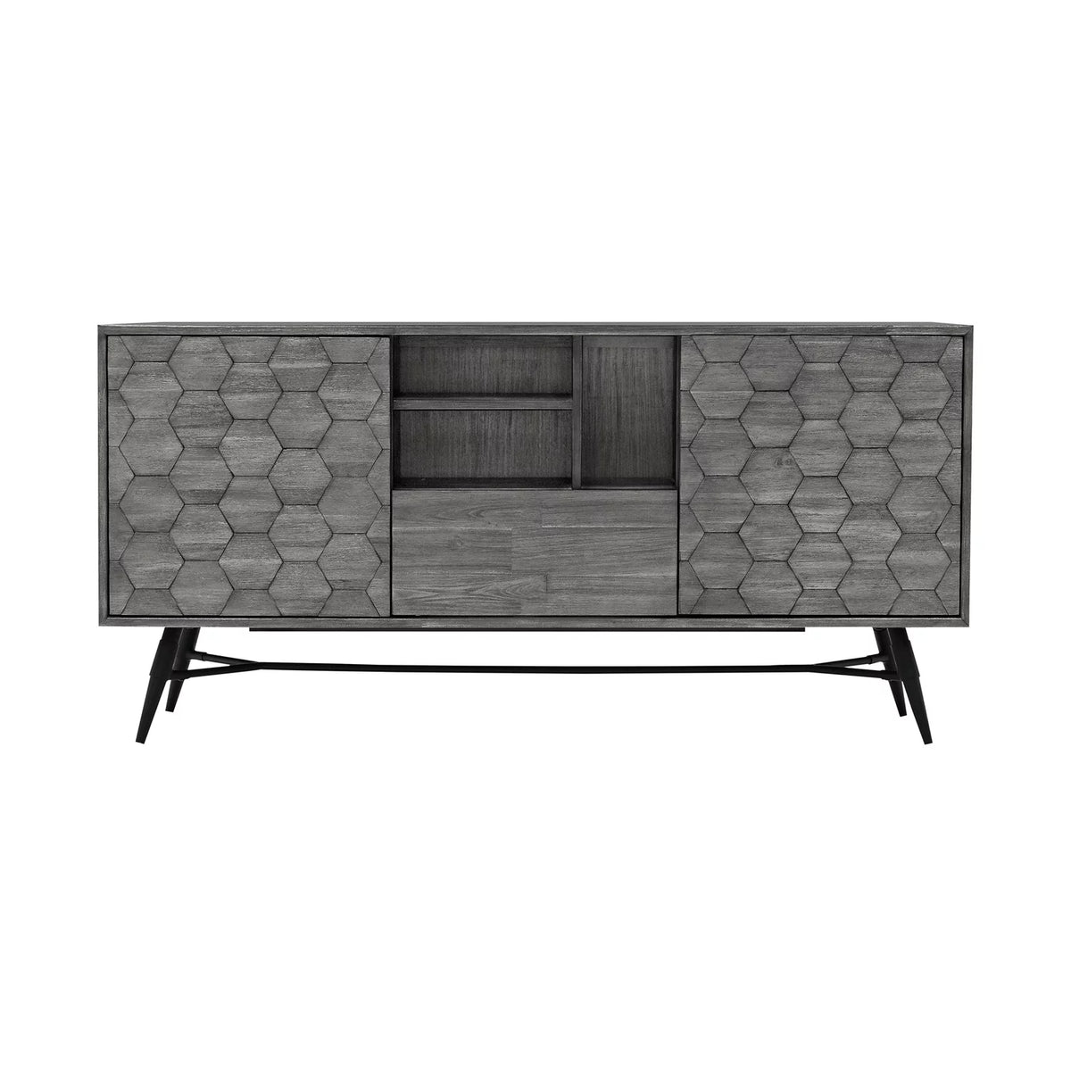 Acacia Wood Sideboard Buffet Z414589