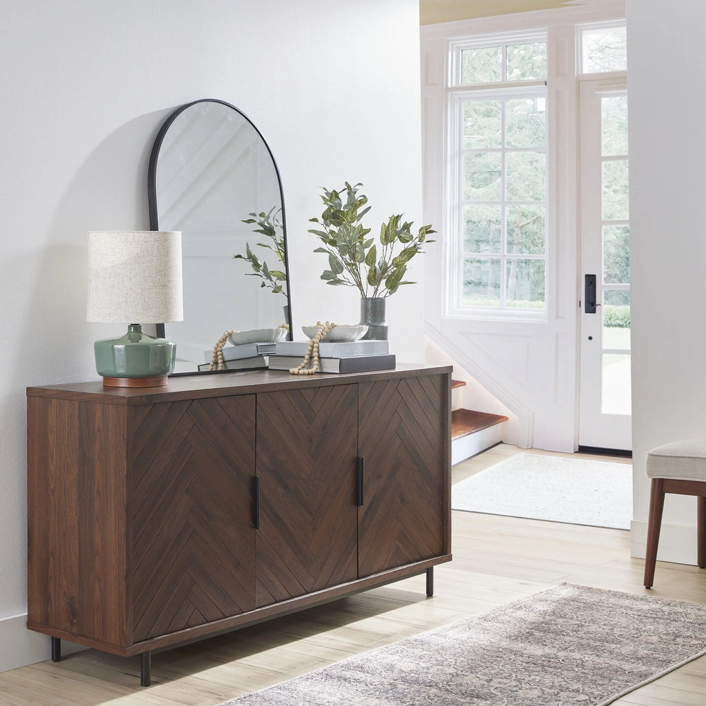Walnut Finish TV Stand L3807