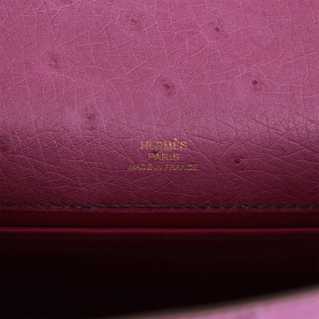 Anemone Ostrich Pochette Z30194