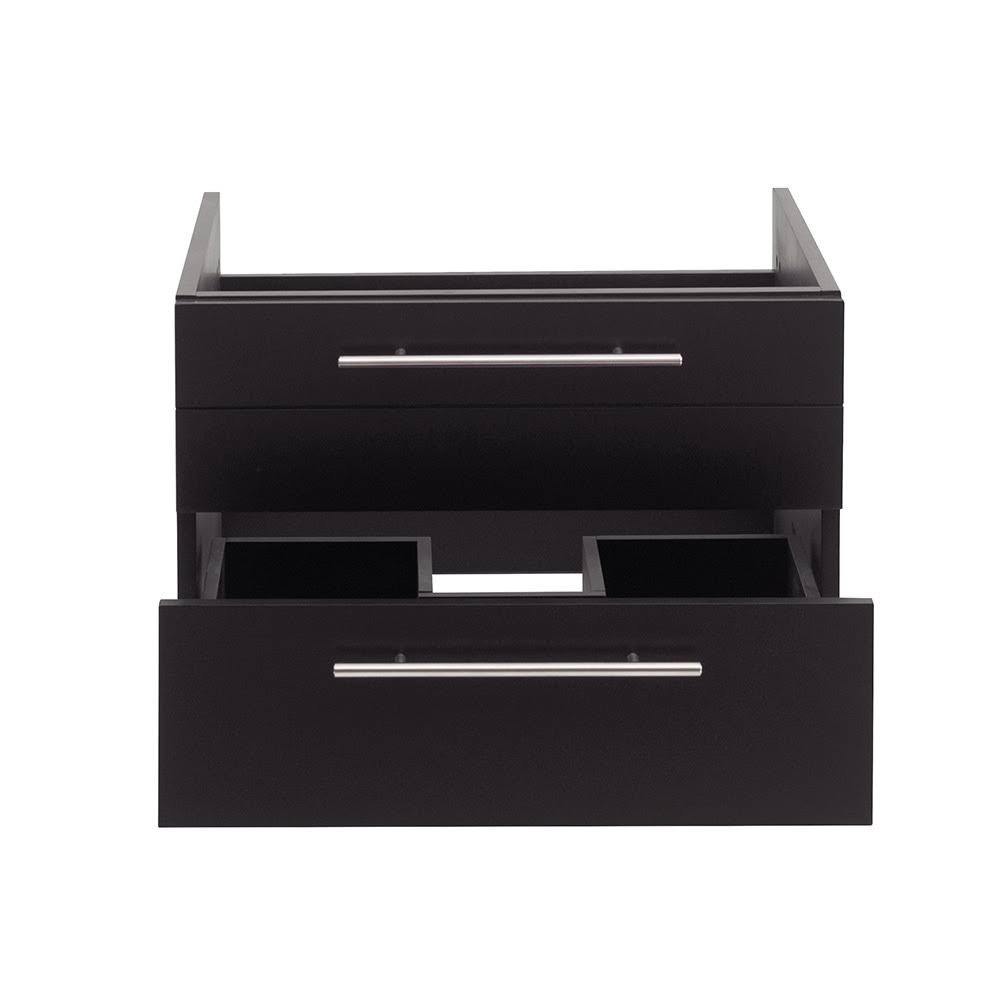 Espresso Wall Hung Undermount Bathroom Cabinet T870872