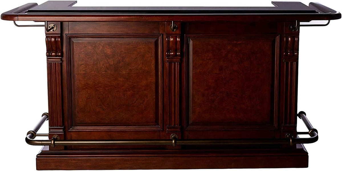 Hampton Cherry Finish Bar with 25 Wine Bottle Storage T6222