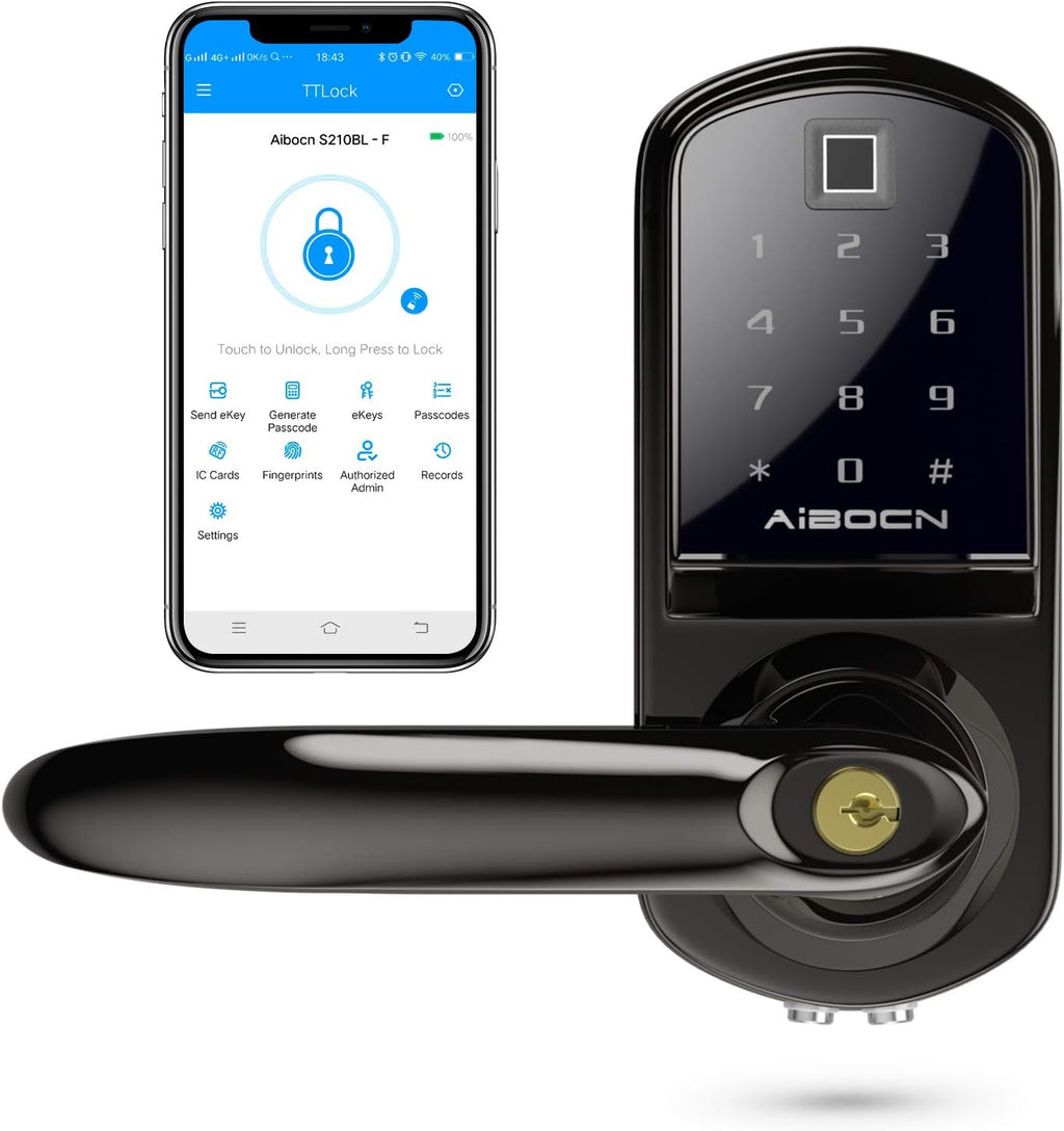 Keyless Entry Door Lock with Touchscreen Keypad I447619