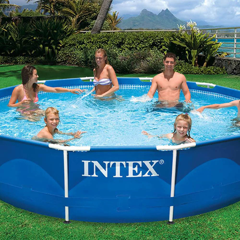 12' x 30'' Metal Frame Above Ground Swimming Pool with Filter Pump Q5921