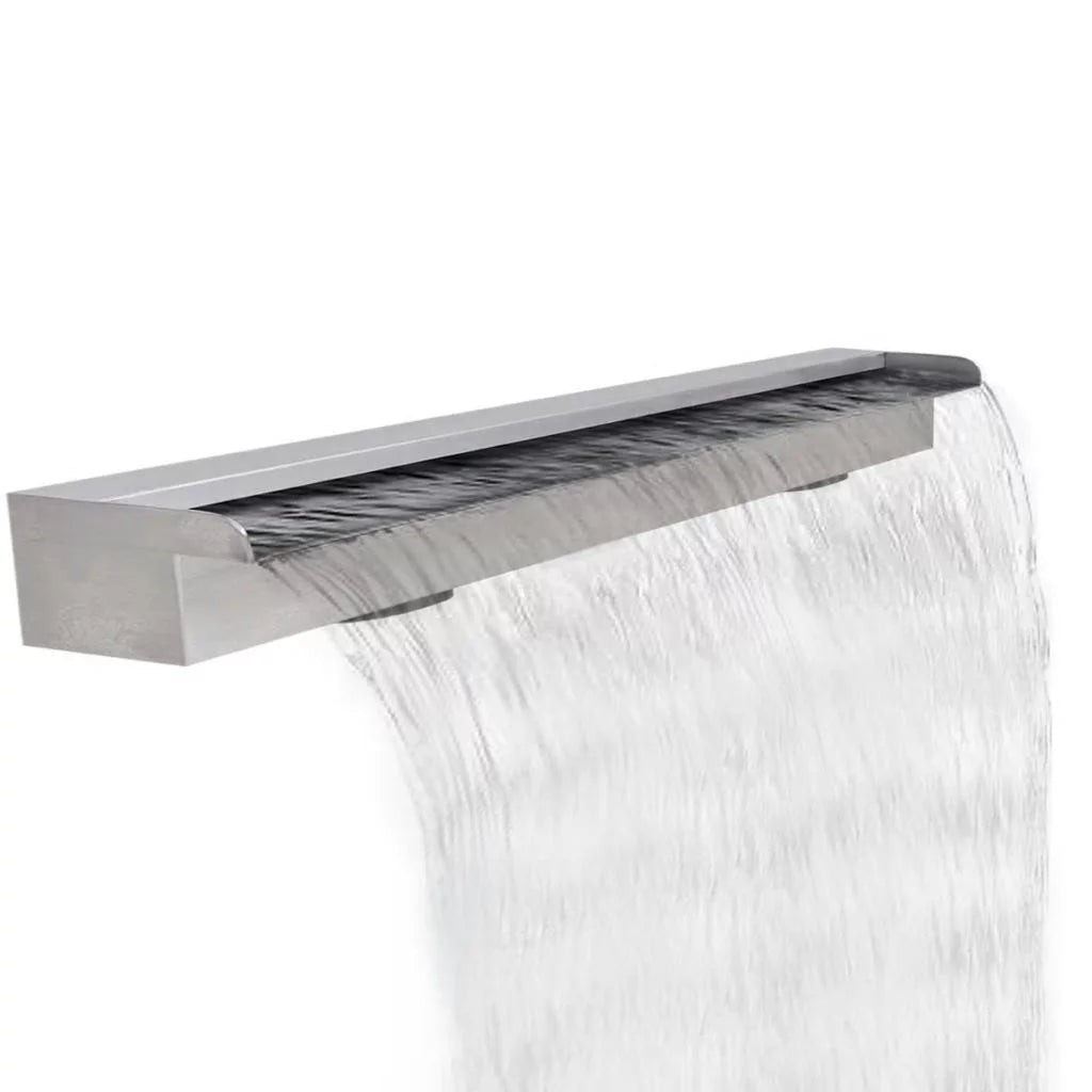 Rectangular Waterfall Pool Fountain Stainless Steel R4758