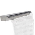 Rectangular Waterfall Pool Fountain Stainless Steel R4758