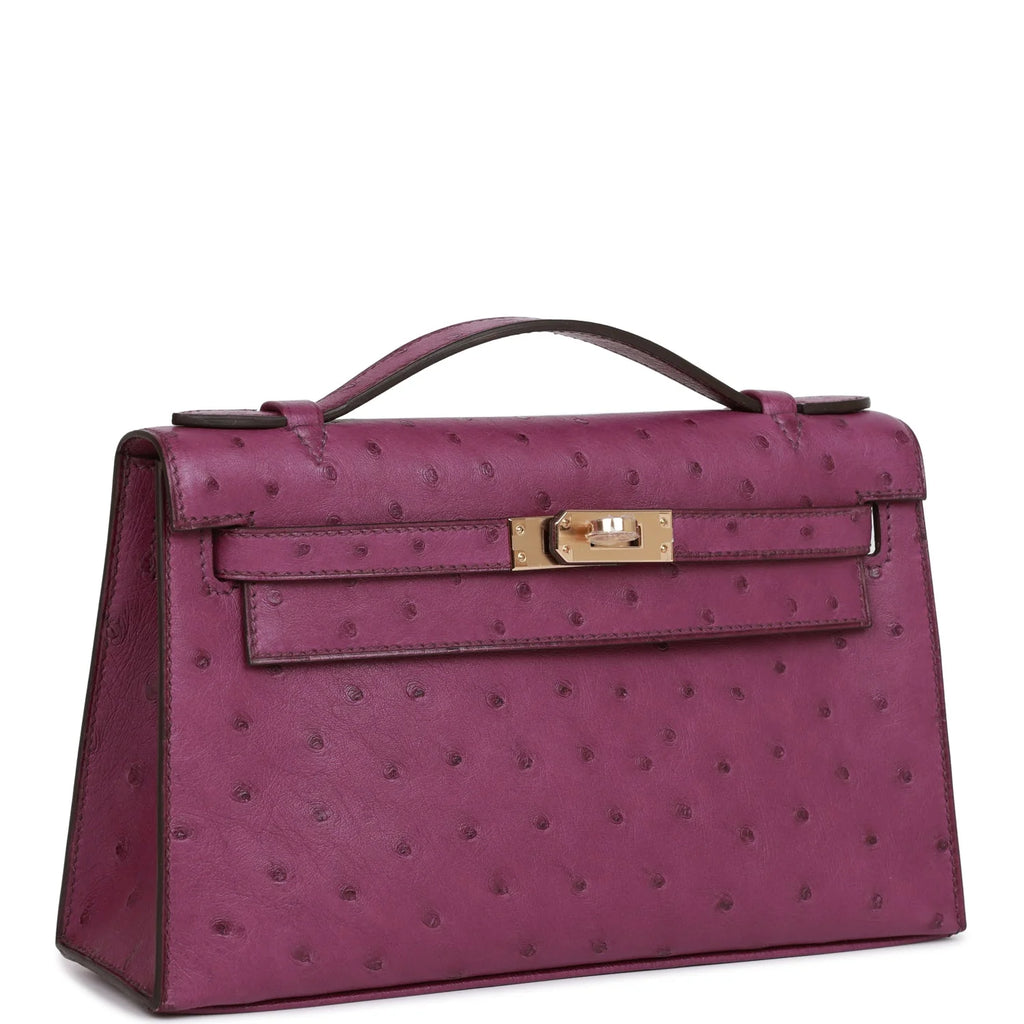 Anemone Ostrich Pochette Z30194